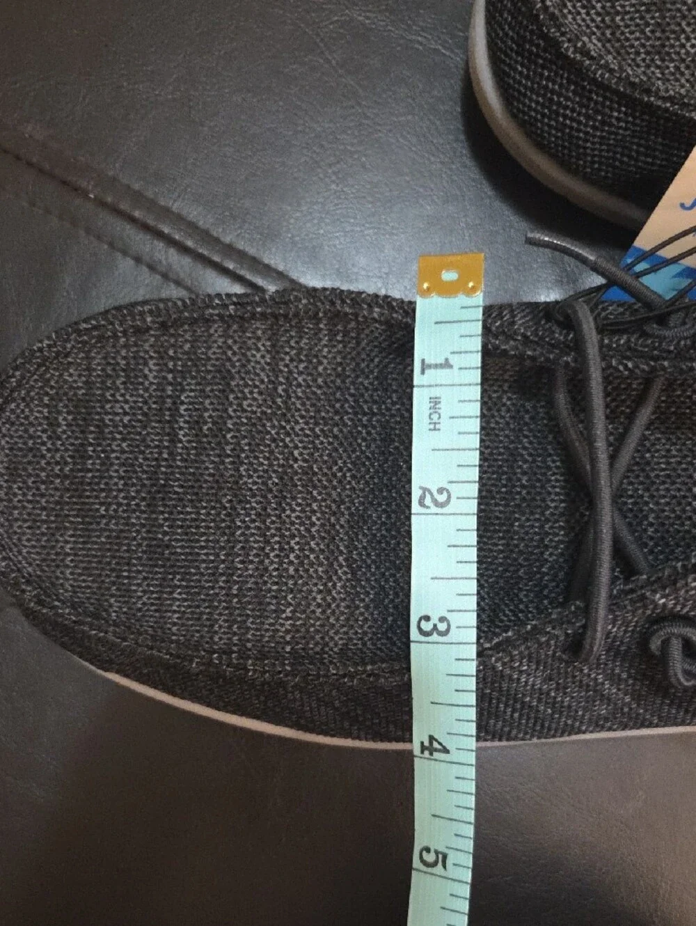 Men's Casual Knit Wally Shoes - Black Gray Knit Sneakers NWT 9.5
